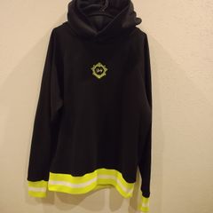 Rady パーカー　ブラック×ネオンイエロー