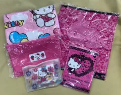ハローキティ　ハンドタオル、他　5点セット