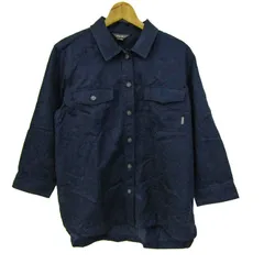 エディーバウアー 長袖シャツ 7分袖 リネン混 ブランド トップス レディース PMサイズ ネイビー Eddie Bauer 【中古】のサムネイル