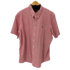 ラルフローレン RALPH LAUREN スモールポニー刺繍 ギンガムチェック BD S/S シャツ メンズ  XXXL