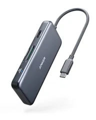 新品 Anker(アンカー) USB-Cハブ PowerExpand+ 7-in-1 USB-Cハブアダプター 4K HDMI 100W電源供給 USB-C&USB-A 5Gbpsデータポート2口 microSD&SDカードリーダー MacBook Air M