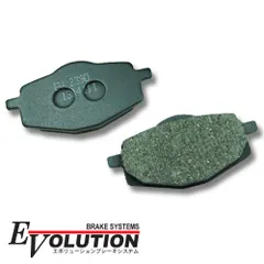 ブレーキパッド EV-239D バイク用 セミメタル ブレーキパット オートバイ 部品 パーツ 補修 交換 EVOLUTION 1セット(2枚)