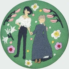 【中古】バッジ・ピンズ ハウル＆ソフィー・ハッター(花園の二人) 「ハウルの動く城 刺繍ブローチコレクション」