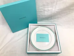 TIFFNY &Co.プラチナブルーバンド デザートプレート4枚セット Tiffany & Co プラチナブルーバンド デザート プレート（4枚セット）