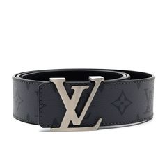 【楠本質店/元住吉】ルイヴィトン/LOUIS VUITTON　M0285　サンチュール　LVイニシャル　40MM　モノグラム・エクリプス　リバーシブル　ベルト　メンズ【中古】