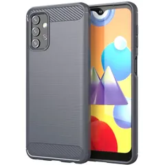 Galaxy A32 5G ケース SCG08 ギャラクシーa32 カーボン調 薄型 耐衝撃 ソフト ケース 【Color】 グレー