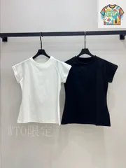 【今日WTO】LOEWE 2025 New Logo Embroidery T-Shirt / ロエウエ 2025 年新款ロゴ刺繍 T シャツ-LV52