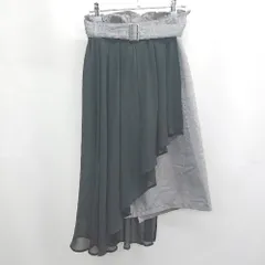 ◇ ◎ Θ axes femme アクシーズファム 総柄 膝下丈 フレア スカート サイズM ブラック系 レディース E  【1505290009249】