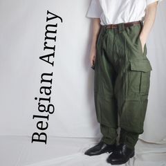 実物ビンテージ80sイタリア軍カーゴパンツ古着ウールパンツ軍物