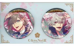 【中古】バッジ・ピンズ ChroNoiR 缶バッジセット(2個セット) 「にじさんじ ChroNoiR×animatecafe 第二弾」
