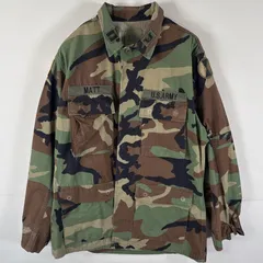 古着 90's/90年代 ミリタリー  ミリタリージャケット 米軍実物 迷彩 BDUジャケット ウッドランドカモフラ SMALL REGULAR  グリーン メンズ