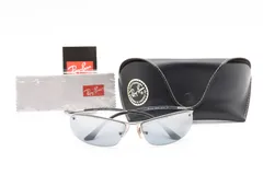 Ray Ban RB3183 004/82　シルバー　ミラー　サングラス　偏光レンズ 　ケース 　クロス付き #2367215