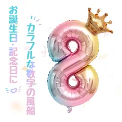 誕生日 バルーン 数字バルーン ハッピーバースデー 飾り 誕生日 飾り付け バースデーバルーン 数字 風船 誕生日風船 サプライズ 結婚式パーティー 記念日 ウェディング イベント装飾  (レインボー8)