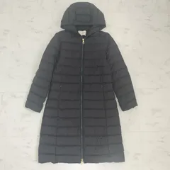 UNITED ARROWS　ユナイテッドアローズ　ロングダウンコート　フード付き　黒　36　S　M