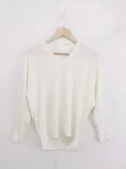 ◇ green label relaxing UNITED ARROWS 薄手 ニット 長袖 カーディガン アイボリー系 レディース P  【1302160004676】