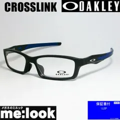 OAKLEY オークリー OX8118-1056 眼鏡 メガネ フレーム サングラス CROSSLINK クロスリンク 度付可 サテンブラック ネイビー アイコン:シルバー OX8029
