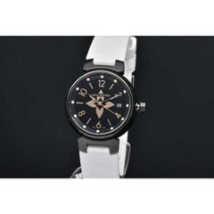 ヴィトン QA047Z タンブール オールブラック PM レディース PVD/ラバー クォーツ ダイヤ12P黒文字盤【正規品】