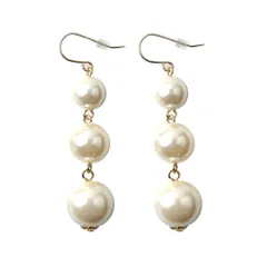 【ゴールド×ピアス】[Cream dot. クリームドット公式] ピアス レディース パール 金属アレルギー ニッケルフリー フック 揺れる上品 清楚 大人 デイリー カジュアル オフィス 女性 結婚式 お呼ばれ アクセサリー プレゼント ギフト 
