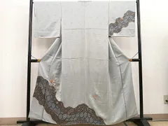n0216☆ 着物 帯 ☆ 総絞り正絹訪問着暈し染め小田急扱い n0216☆ 着物 帯 ☆ 総絞り正絹訪問着暈し染め小田急扱い