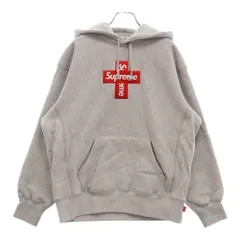 SUPREME (シュプリーム) 20AW Cross Box Logo Hooded Sweatshirt クロスボックスロゴスウェットプルオーバーパーカー グレー