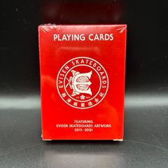 Evisen Skateboards　EVI PLAYING CARDS　RED　トランプ