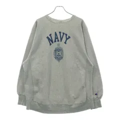 CHAMPION (チャンピオン) 80S VINTAGE REVERSE WEAVE US NAVY ユーエス ネイビー リバースウィーブ トリコタグ後期 ヴィンテージ スウェットトレーナー グレー