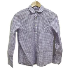 NEW YORKER(ニューヨーカー) 長袖シャツブラウス サイズ11R レディース - ライトパープル×白 チェック柄