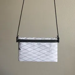 X-PAC サコッシュ　ショルダー　ウエストポーチ　ホワイト（マチあり）