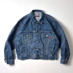 Wrangler ラングラー デニムジャケット Gジャン XL 3rdタイプ サード 短丈 トラッカージャケット インディゴ ブルー ジージャン コットンジャケット アメカジ トラッド ヴィンテージ メンズ 古着