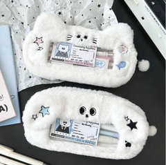 ペンケース かわいい 高校生 大学生 小学生 韓国 可愛い かわいい 痛バッグ PVC 筆記用具 筆箱 筆入れ おしゃれ 大容量 文房具 見せバッグ 犬 中学生 入園グッズ 刺繡 映え 新生活