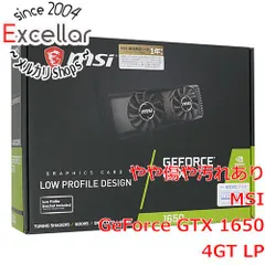 2024年最新】msi geforce gtx 1650 4gt lpの人気アイテム - メルカリ