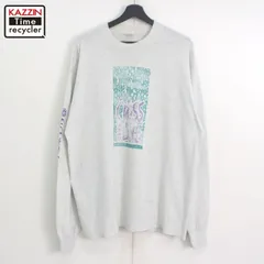 90s USA製 vintage Fruit of the Loom ELCA Youth Gathering 袖プリント 長袖Ｔシャツ メンズ 表記XLサイズ