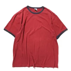 00's オールドネイビー コットン リンガー Tシャツ 半袖 (XXL) エンジ×紺系 無地 00年代 旧タグ オールド ギャップ OLD NAVY GAP 2006年製　アメリカ古着 USED  ビンテージ ヴィンテージ