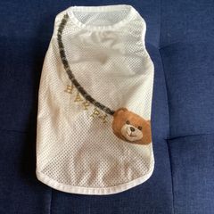 circus circus サーカスサーカス　犬服　Toy Bearポシェットメッシュタンク　Mサイズ　クリーム　男の子