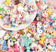 デコ パーツ プラパーツ パステル ユニコーン モチーフ  約１００個 まとめ売り