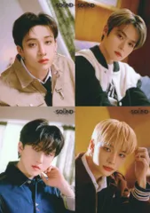 【中古】ポストカード バンチャン＆リノ＆チャンビン＆ヒョンジン(Stray Kids) ポストカードセットA(4枚組) 「THE SOUND」 リリース記念グッズ