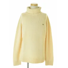 【BURBERRYBLACKLABEL】BMT72-522-02 ローゲージ タートルネック長袖ニットセーター