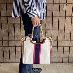 MARNI マルニ BMMP0024U4 P6458 MARCEL ショルダーバッグ トートバッグ カラーブロック メンズのサムネイル