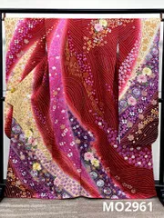 振袖 豪華 金彩 銀通し 刺繍 絞り身丈161cm 撥水加工済 MO2961