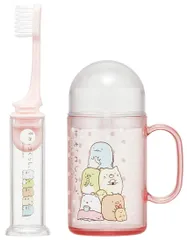 新品 立つ デンタルケース付 ジョイント 歯ブラシ 毛の硬さ普通 スケーター(Skater) 14.5cm すみっコぐらし TRKS1-A