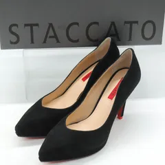 スタッカート パンプス 未使用 ハイヒール ブランド シューズ 靴 黒 レディース 23サイズ ブラック STACCATOのサムネイル