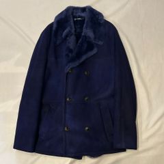 VERSACE ヴェルサーチ ムートンジャケット ブルー系 size:44【代官山A07】