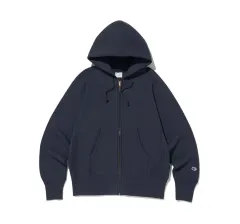 Champion(チャンピオン) アジアの リバースウィーブ 115 ブルータック フルジップパーカー ダーク ネイビー