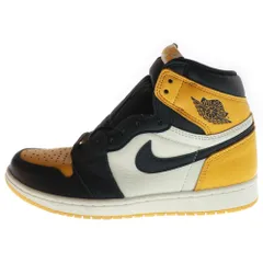 NIKE (ナイキ) AIR JORDAN 1 RETRO HIGH OG Taxi 555088-711 エアジョーダン 1 レトロ タクシー ハイカットスニーカー シューズ イエロー/ブラック US8/26cm