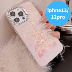 スマホケース iPhone12/12pro 綺麗系プリンセス 可愛い お城上品