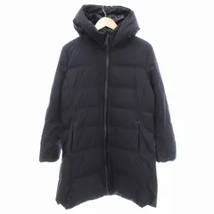 美品　ユニクロ　肉厚　シームレス　フーテッド　ダウンコート　ブラック　M ユニクロ公式 | シームレスダウンコート