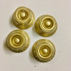 ミリサイズ ハットノブ ゴールド ×4