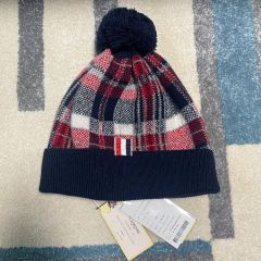 稀少 新品未使用 THOM BROWNE トムブラウン ニットキャップ 犬柄 