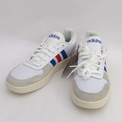 adidas / アディダス ◆アディフープス2.0U/スニーカー/ホワイト/25.5cm FW8250 【メンズ/MEN/男性/ボーイズ/紳士】【靴/クツ/シューズ/SHOES】 メンズファッション【中古】 