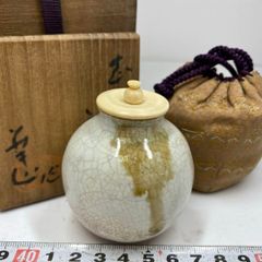 薩摩焼 茶入 錦正 - メルカリ
